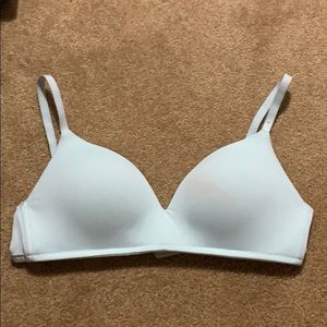 light blue No wire Bra